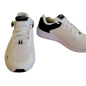 Under Armour Charged Pursuit 2 BL White and Black Running Shoe Men's Size 9